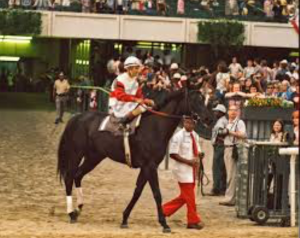 Ruffian on her way to the Match Race