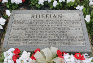 Ruffian's Final Resting Place at Belmont Park